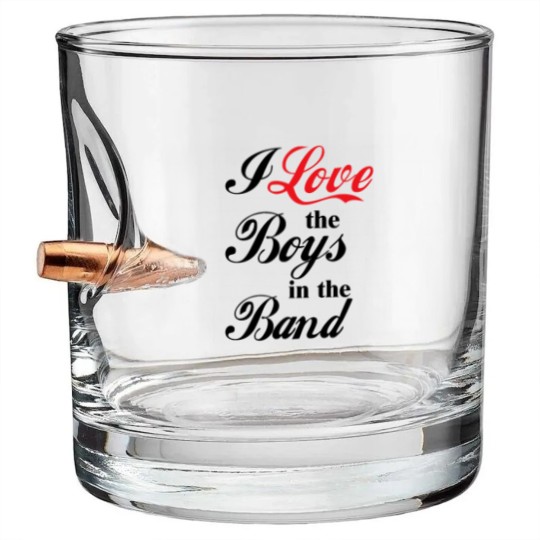 Discover I Love the Boys in the Band Bullet Whiskey Glasses