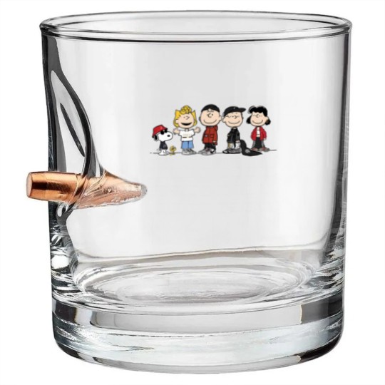 Discover Peanuts Squad - Peanuts Gang - Bullet Whiskey Glasses