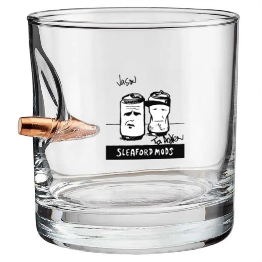 Discover Sleaford Mods Sleaford Mods Bullet Whiskey Glasses