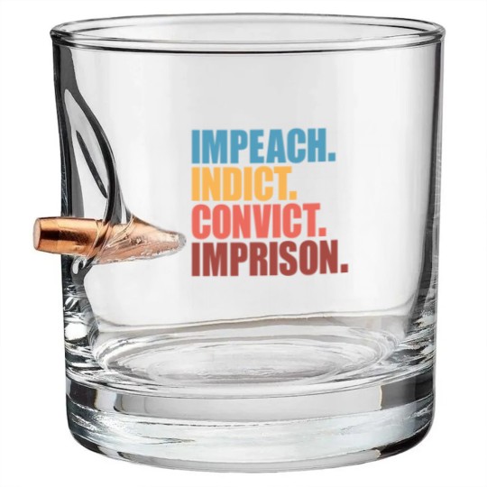 Discover Trump Impeach, Anti Trump Protest Bullet Whiskey Glasses