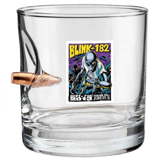 Discover pogo01 blink 182blink 182 shirtblink 182 t shirtblink 182 teeblink 182 vintageblink 182 shi Bullet Whiskey Glasses