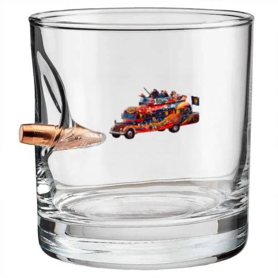 Discover Furthur Bus Bullet Whiskey Glasses