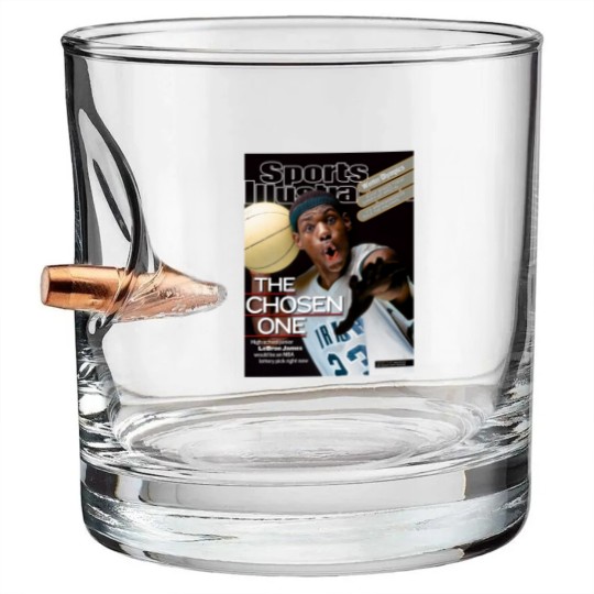 Discover Sports Illustrated - LeBron James Bullet Whiskey Glasses