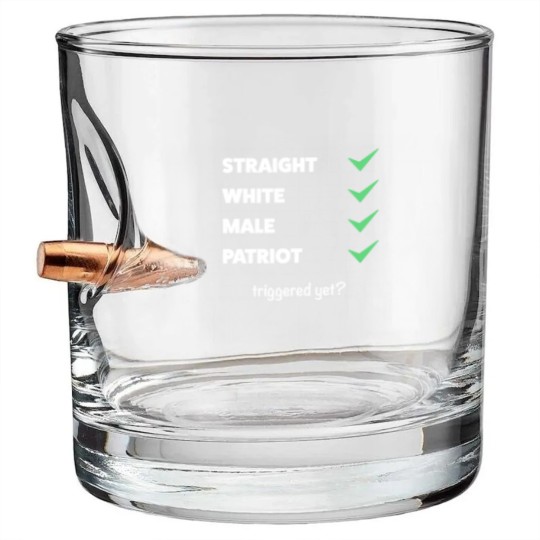 Discover Anti Woke - Funny Conservative Bullet Whiskey Glasses
