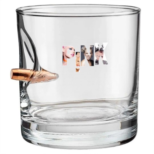 Discover Pink Singer  2024 Tour Bullet Whiskey Glasses