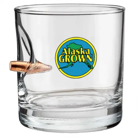 Discover Alaska Grown Bullet Whiskey Glasses