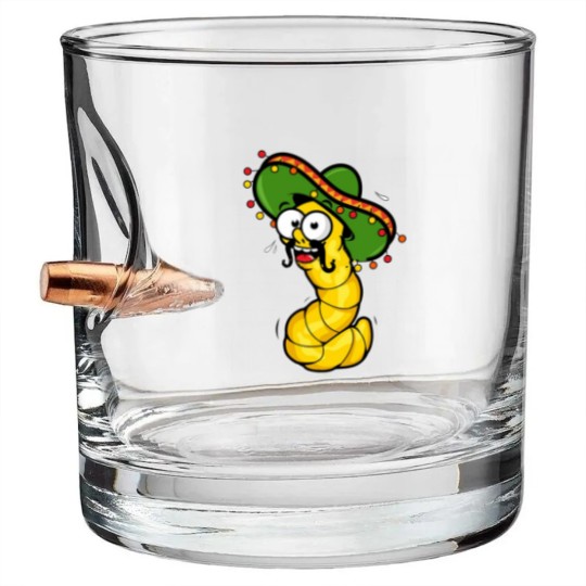 Discover Tequila Worm Bullet Whiskey Glasses