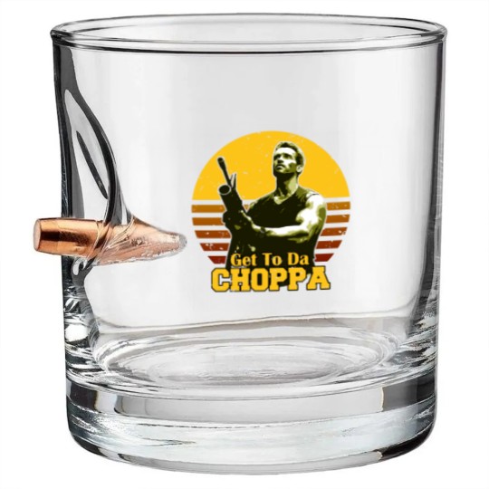 Discover Get To Da Choppa Bullet Whiskey Glasses