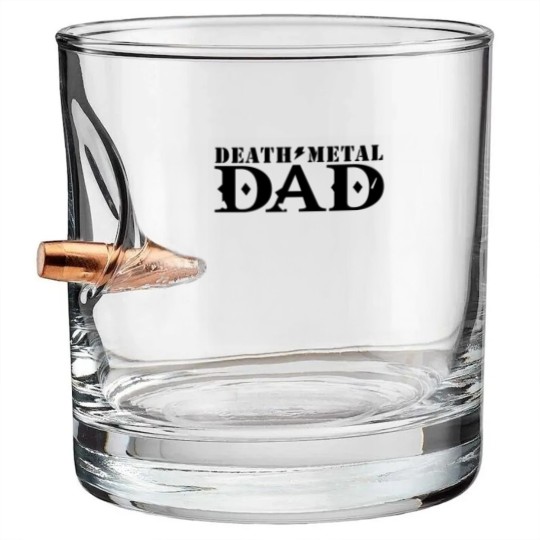 Discover death metal dad Bullet Whiskey Glasses