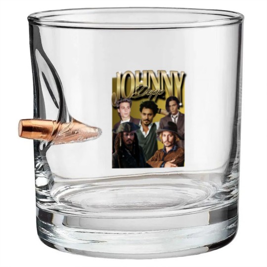 Discover Retro Johnny Depp Bullet Whiskey Glasses -Johnny Depp