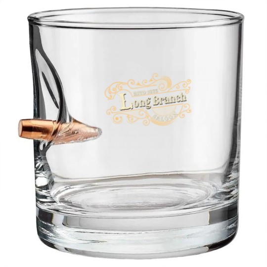 Discover Gunsmoke  Long Branch Saloon TV Bullet Whiskey Glasses