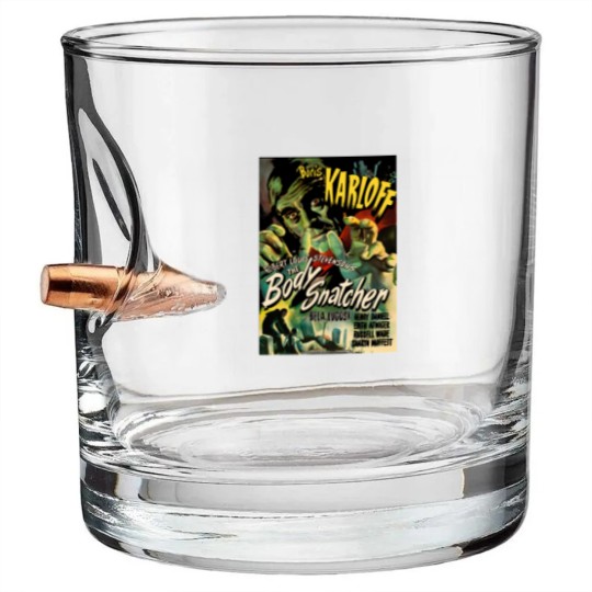 Discover The Body Snatcher (1945) - Restored Artwork Bullet Whiskey Glasses