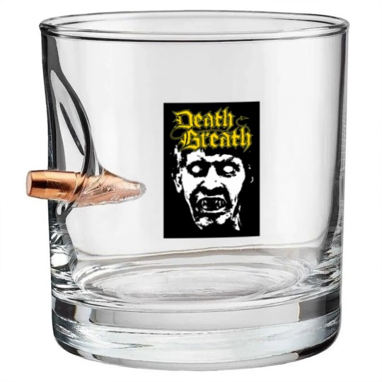 Discover death breath Art Album Classic Bullet Whiskey Glasses | Essential Bullet Whiskey Glasses