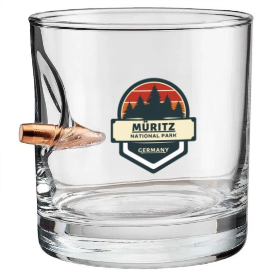 Discover muritz germany national park 2 Bullet Whiskey Glasses