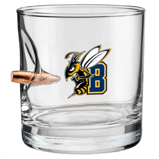Discover Montana State Billings Yellowjackets Bullet Whiskey Glasses