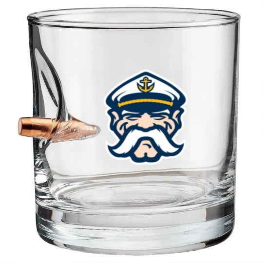 Discover The Lake County Captains Baseball Team 2 Bullet Whiskey Glasses