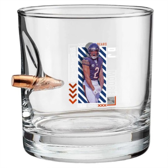 Discover Dj Moore Paper Poster Version 10 Bullet Whiskey Glasses