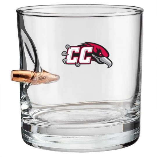 Discover Casper College Athletics Thunderbirds Bullet Whiskey Glasses
