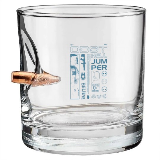 Discover Halo 3 ODST Aesthetic Bullet Whiskey Glasses