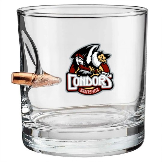 Discover Bakersfield Condors Bullet Whiskey Glasses