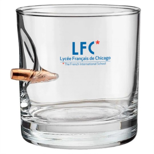 Discover Lycée Français de Chicago Bullet Whiskey Glasses