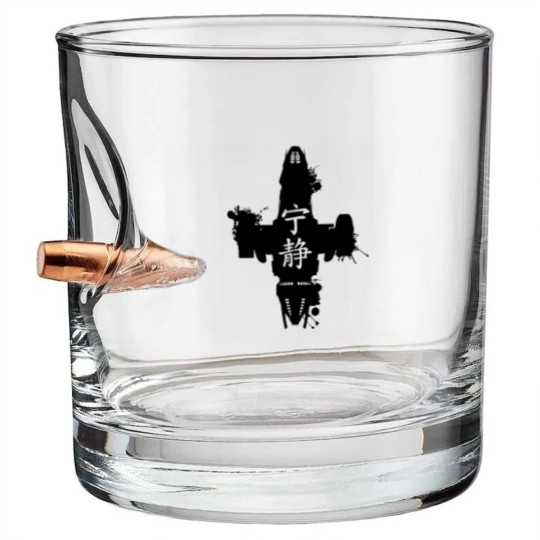 Discover Firefly Serenity Ink Blot Bullet Whiskey Glasses