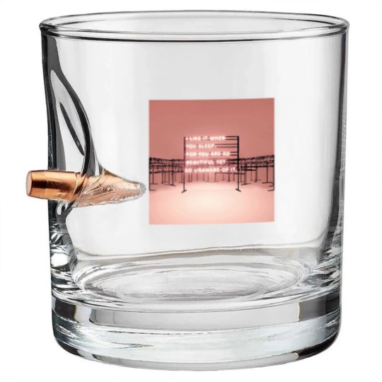 Discover THE 1975 I like it when you sleep for you are so beautiful yet so unaware of it. TSh Bullet Whiskey Glasses