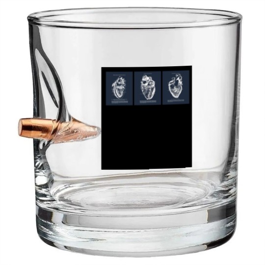 Discover Anatomy Of Human Heart Bullet Whiskey Glasses