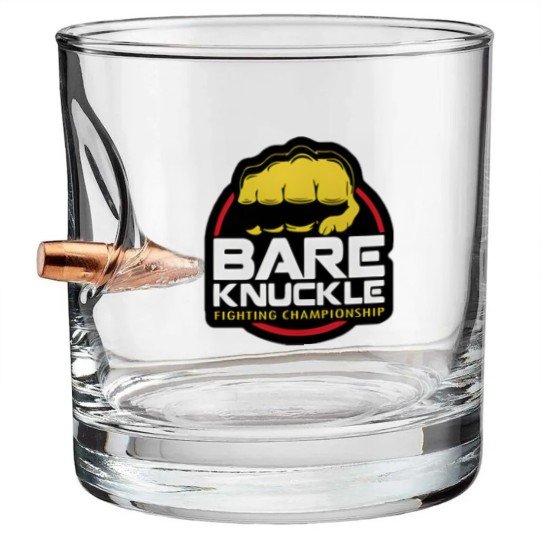Discover Bare Knuckle Fighting Championship Bullet Whiskey Glasses