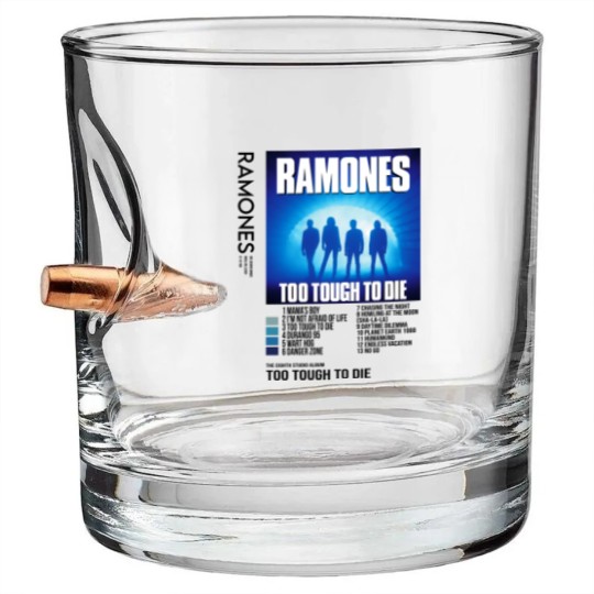 Discover Ramones Too Tough to Die Bullet Whiskey Glasses