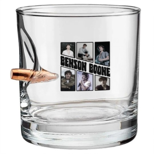 Discover Bullet Whiskey Glasses Benson Boone Tour Fireworks And Rollerblades 2024