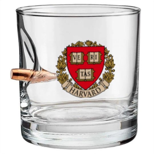Discover HARVARD-LOGO Bullet Whiskey Glasses