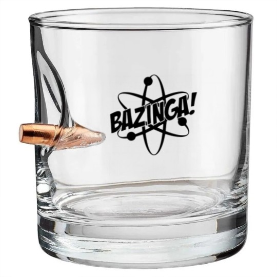 Discover Bazinga Bullet Whiskey Glasses