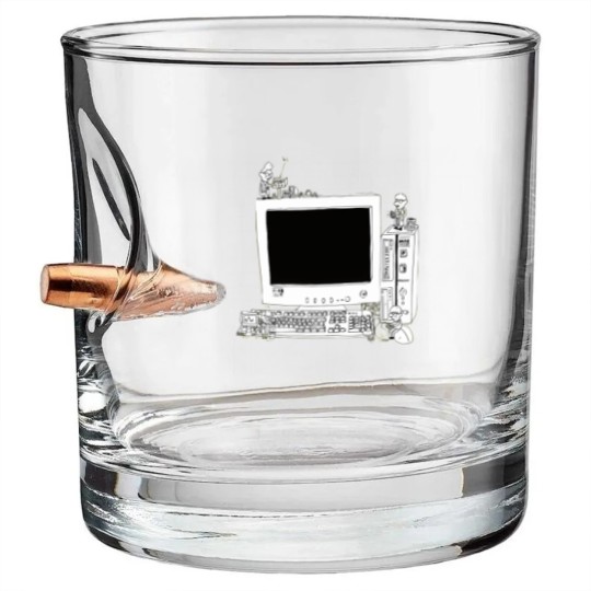Discover Computer 2000 Bullet Whiskey Glasses