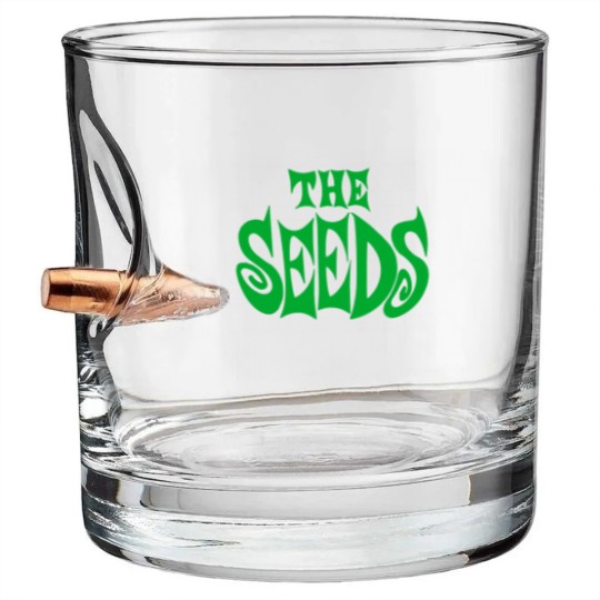 Discover the seeds band logo Bullet Whiskey Glasses