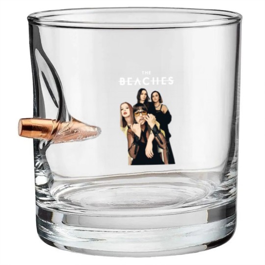 Discover The Beaches Band Artwork Bullet Whiskey Glasses