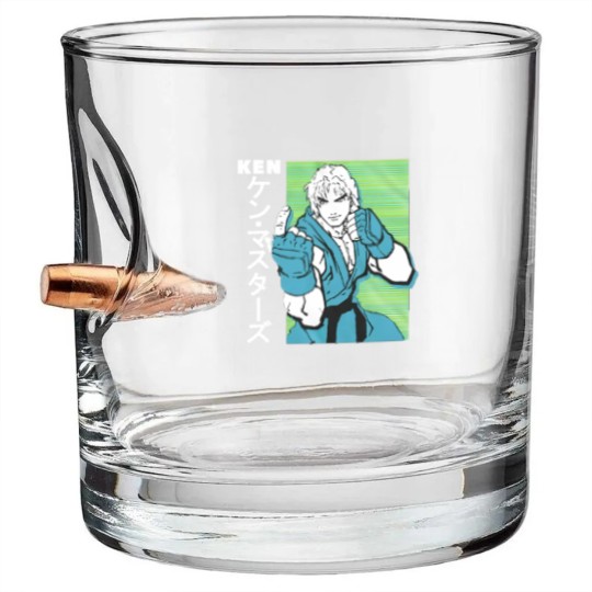 Discover Street Fighter Ken Bullet Whiskey Glasses