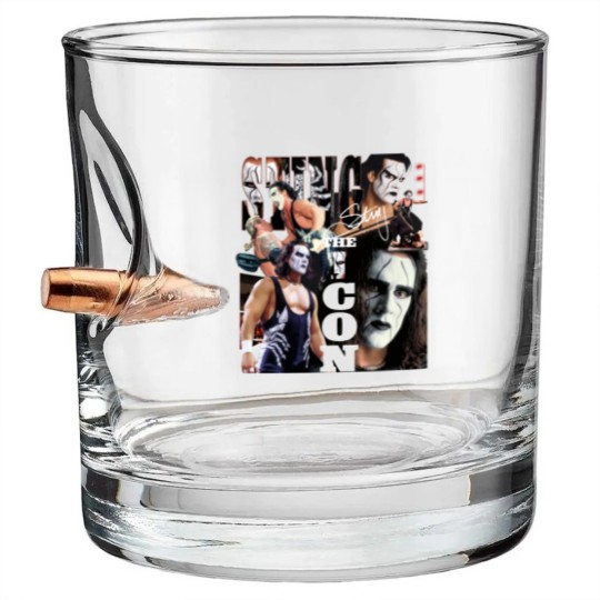 Discover Sting Wrestling Bullet Whiskey Glasses Freakin Wrestler Retro Vintage Bullet Whiskey Glasses