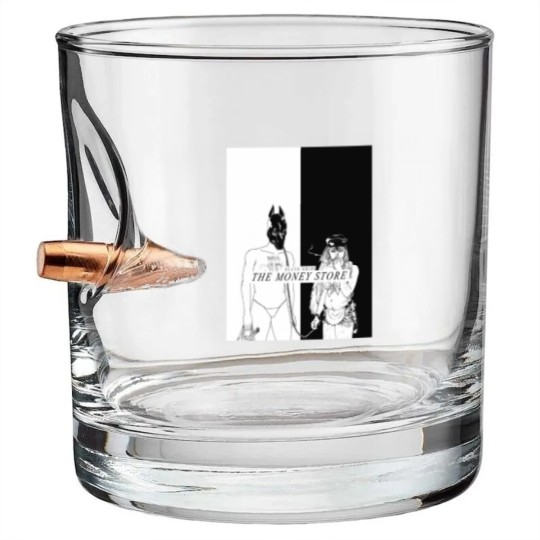 Discover Death Grips - The Money Store Graphic Bullet Whiskey Glasses