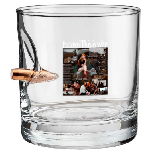 Discover Vintage Paramore Tour 2023 This Is Why Rock Band Bullet Whiskey Glasses, Paramore Tour Bullet Whiskey Glasses
