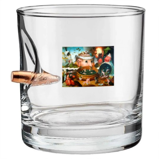 Discover The Vision of Tondal Hieronymus Bosch Bullet Whiskey Glasses
