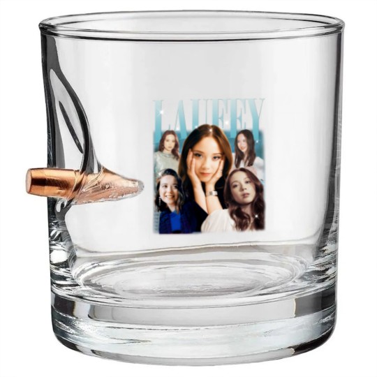Discover Laufey, Laufey Bullet Whiskey Glasses, Laufey Bullet Whiskey Glasses, Laufey Musician Singer Tees, Retro Laufey Gift
