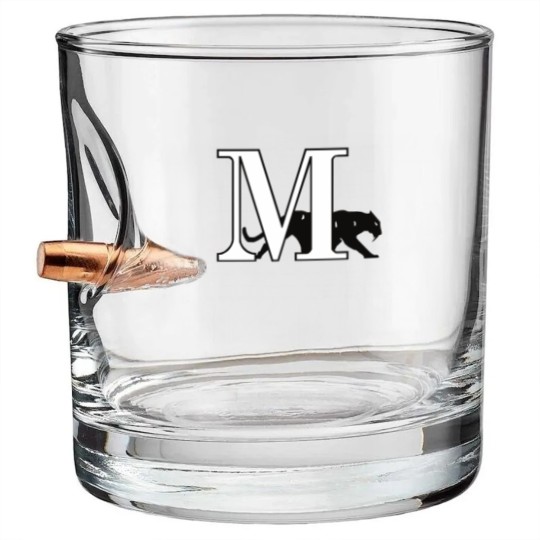Discover Marian University-sabres Bullet Whiskey Glasses