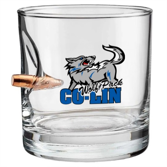 Discover Copiah-Lincoln Community College Wolves in Wesson Bullet Whiskey Glasses