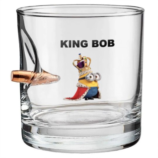 Discover KING BOB Cartoon Bullet Whiskey Glasses