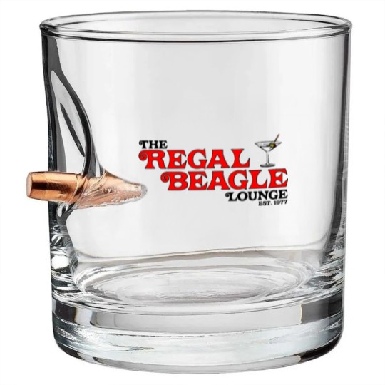 Discover the regal beagle lounge 1977 Bullet Whiskey Glasses