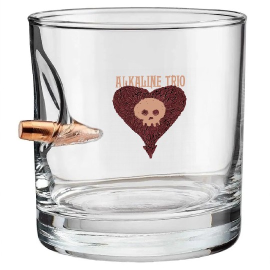 Discover alkaline trio, alkaline ,trio, alkalinetrio, alkaline trio band Bullet Whiskey Glasses