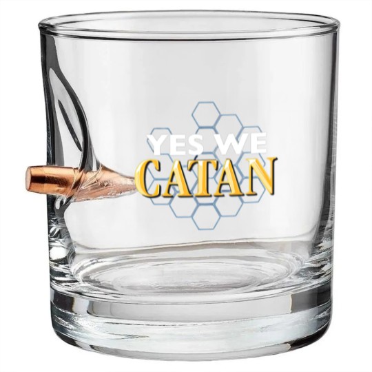 Discover Yes We Catan Bullet Whiskey Glasses