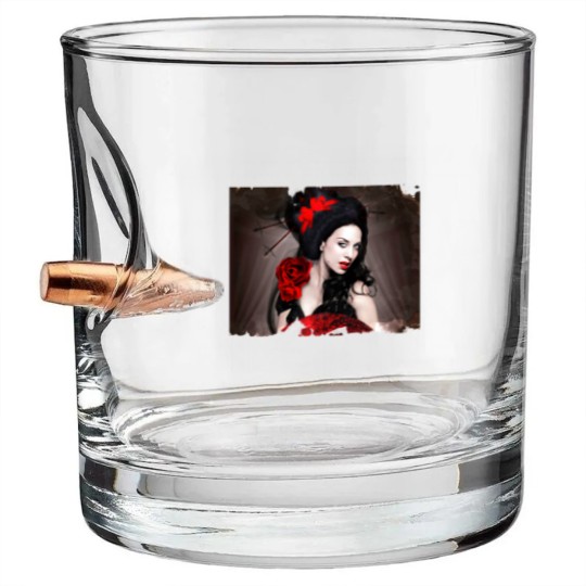 Discover Monica Naranjo Poster Bullet Whiskey Glasses