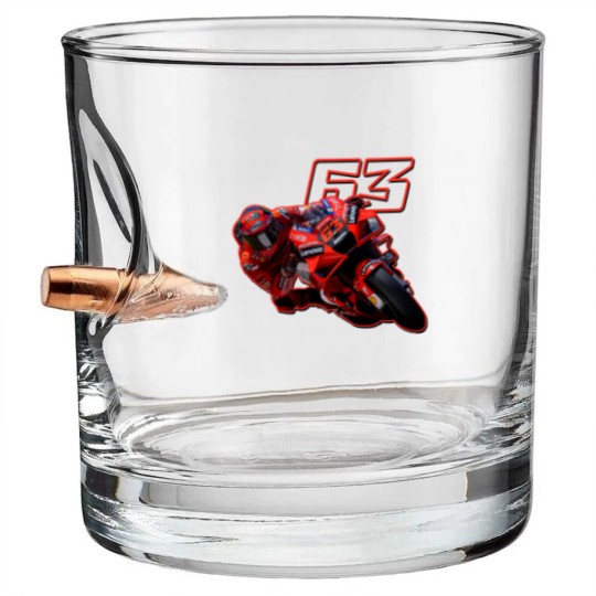 Discover FRANCESCO BAGNAIA (2) francesco bagnaia Bullet Whiskey Glasses